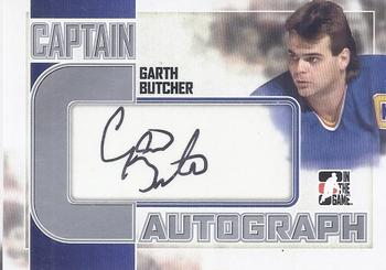 2011-12 In The Game Captain-C - Autographs Silver #A-GB Garth Butcher Front