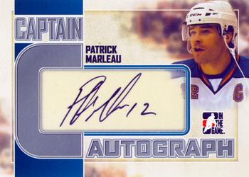 2011-12 In The Game Captain-C - Autographs Silver #A-PM Patrick Marleau Front