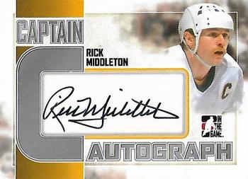 2011-12 In The Game Captain-C - Autographs Silver #A-RM Rick Middleton Front
