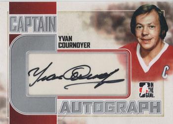 2011-12 In The Game Captain-C - Autographs Silver #A-YC Yvan Cournoyer Front