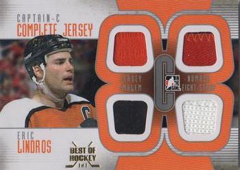 2011-12 In The Game Captain-C - Complete Jersey Silver #CJ-07 Eric Lindros Front