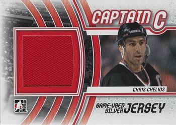 2011-12 In The Game Captain-C - Jerseys Silver #M-07 Chris Chelios Front