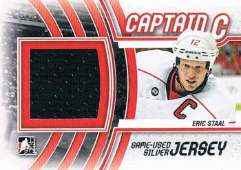 2011-12 In The Game Captain-C - Jerseys Silver #M-18 Eric Staal Front
