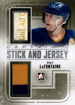 2011-12 In The Game Captain-C - Stick and Jersey Silver #SJ-23 Pat LaFontaine Front