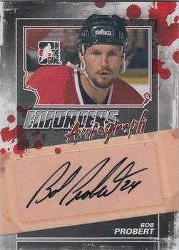 2011-12 In The Game Enforcers - Autographs #A-BP2 Bob Probert Front