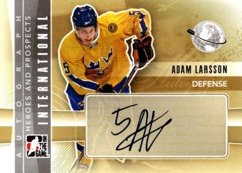 2011-12 In The Game Heroes and Prospects - Autographs #A-AL Adam Larsson Front