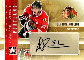 2011-12 In The Game Heroes and Prospects - Autographs #A-DPO Derrick Pouliot Front