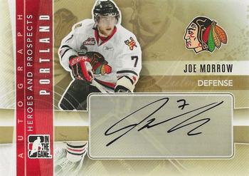 2011-12 In The Game Heroes and Prospects - Autographs #A-JMO Joe Morrow Front