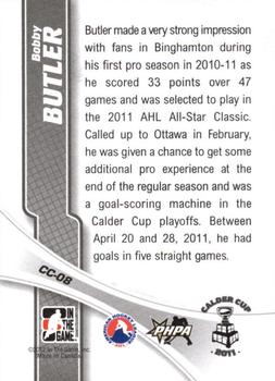 2011-12 In The Game Heroes and Prospects - Calder Cup Champions #CC-08 Bobby Butler Back