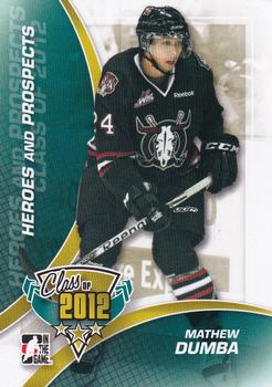 2011-12 In The Game Heroes and Prospects - Class of 2012 #C-02 Mathew Dumba Front