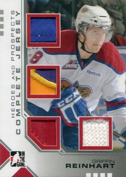 2011-12 In The Game Heroes and Prospects - Complete Jersey Silver #CJ-06 Griffin Reinhart Front