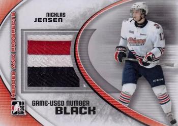 2011-12 In The Game Heroes and Prospects - Game-Used Emblems Black #M-37 Nicklas Jensen Front