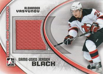2011-12 In The Game Heroes and Prospects - Game-Used Jerseys Black #M-06 Alexander Vasyunov Front