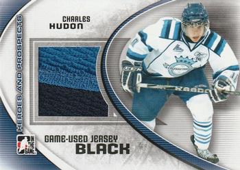 2011-12 In The Game Heroes and Prospects - Game-Used Jerseys Black #M-17 Charles Hudon Front
