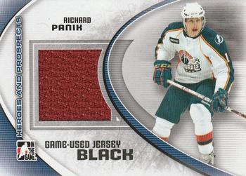 2011-12 In The Game Heroes and Prospects - Game-Used Jerseys Black #M-25 Richard Panik Front