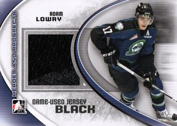 2011-12 In The Game Heroes and Prospects - Game-Used Jerseys Black #M-48 Adam Lowry Front
