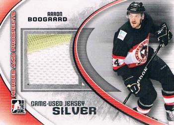 2011-12 In The Game Heroes and Prospects - Game-Used Jerseys Silver #M-03 Aaron Boogaard Front