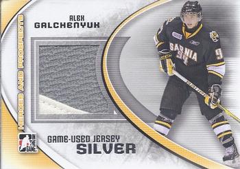2011-12 In The Game Heroes and Prospects - Game-Used Jerseys Silver #M-42 Alex Galchenyuk Front