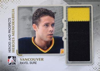 2011-12 In The Game Heroes and Prospects - Heroes Memorabilia Gold #HM-05 Pavel Bure Front