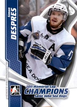 2011-12 In The Game Heroes and Prospects - Memorial Cup Champions #MC-06 Simon Despres Front