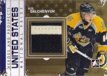 2011-12 In The Game Heroes and Prospects - National Pride Jerseys Gold #NAT-04 Alex Galchenyuk Front