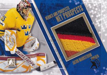 2011-12 In The Game Heroes and Prospects - Net Prospects Jerseys Gold #NP-02 Jacob Markstrom Front