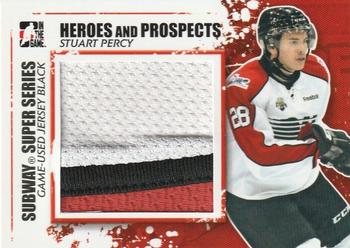 2011-12 In The Game Heroes and Prospects - Subway Series Jerseys Black #SSM-20 Stuart Percy Front