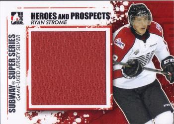2011-12 In The Game Heroes and Prospects - Subway Series Jerseys Silver #SSM-23 Ryan Strome Front