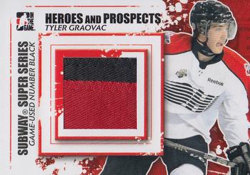 2011-12 In The Game Heroes and Prospects - Subway Series Numbers Black #SSM-07 Tyler Graovac Front
