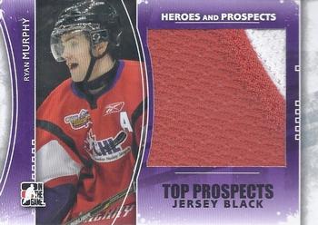 2011-12 In The Game Heroes and Prospects - Top Prospects Jerseys Black #TPM-13 Ryan Murphy Front