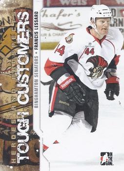 2011-12 In The Game Heroes and Prospects - Tough Customers #TC-07 Francis Lessard Front