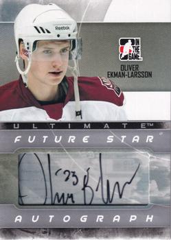 2011-12 In The Game Ultimate Memorabilia - Future Star Autograph Jerseys #NNO Oliver Ekman-Larsson Front
