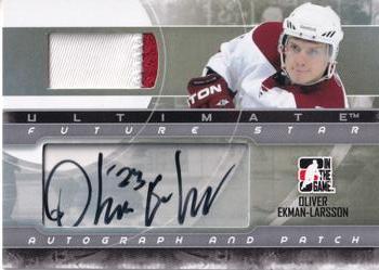 2011-12 In The Game Ultimate Memorabilia - Future Star Autograph Patches #NNO Oliver Ekman-Larsson Front