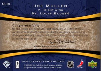 2006-07 Upper Deck Sweet Shot - Sweet Stitches Duals #SS-JM Joe Mullen Back