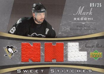 2006-07 Upper Deck Sweet Shot - Sweet Stitches Triples #SS-RE Mark Recchi Front