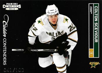 2011-12 Panini Contenders - Gold #166 Colton Sceviour Front
