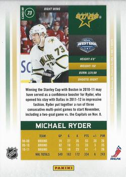 2011-12 Panini Contenders - Gold #73 Michael Ryder Back