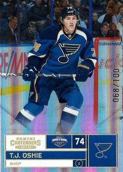 2011-12 Panini Contenders - Gold #74 T.J. Oshie Front