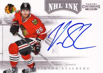 2011-12 Panini Contenders - NHL Ink #10 Viktor Stalberg Front