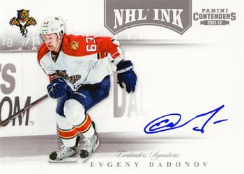 2011-12 Panini Contenders - NHL Ink #21 Evgeny Dadonov Front
