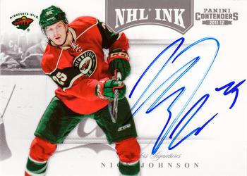 2011-12 Panini Contenders - NHL Ink #25 Nick Johnson Front