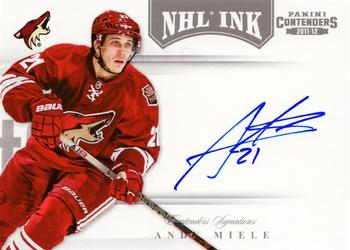 2011-12 Panini Contenders - NHL Ink #51 Andy Miele Front