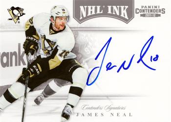 2011-12 Panini Contenders - NHL Ink #53 James Neal Front
