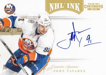 2011-12 Panini Contenders - NHL Ink Gold #35 John Tavares Front
