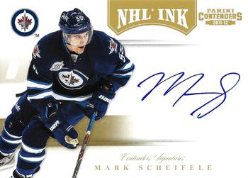 2011-12 Panini Contenders - NHL Ink Gold #69 Mark Scheifele Front