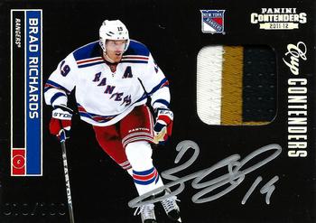 2011-12 Panini Contenders - Signature Patch #118 Brad Richards Front