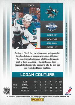 2011-12 Panini Contenders - Signature Patch #133 Logan Couture Back