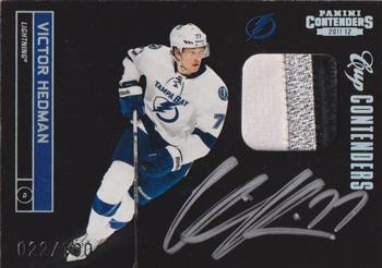2011-12 Panini Contenders - Signature Patch #139 Victor Hedman Front