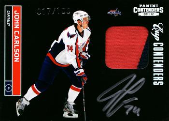2011-12 Panini Contenders - Signature Patch #149 John Carlson Front