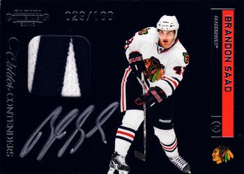 2011-12 Panini Contenders - Signature Patch #206 Brandon Saad Front